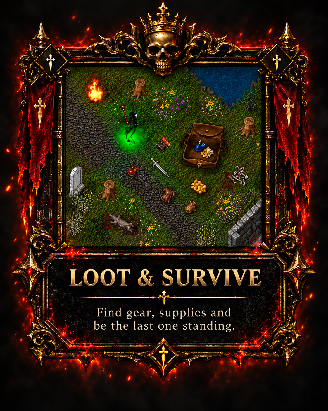 Loot and Survive feature card