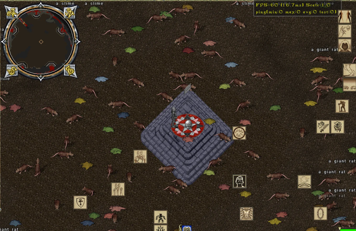 Champion Spawns example in Heroes Of Ultima